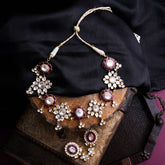 Ameerah Silver Polki Necklace